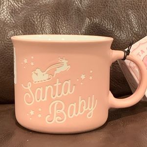 Santa Baby Pink Christmas Mug - Peppermint & Pine